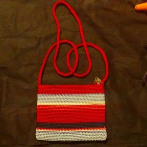 The Sak Mini Crossbody Knit Handbag - Like New Condition